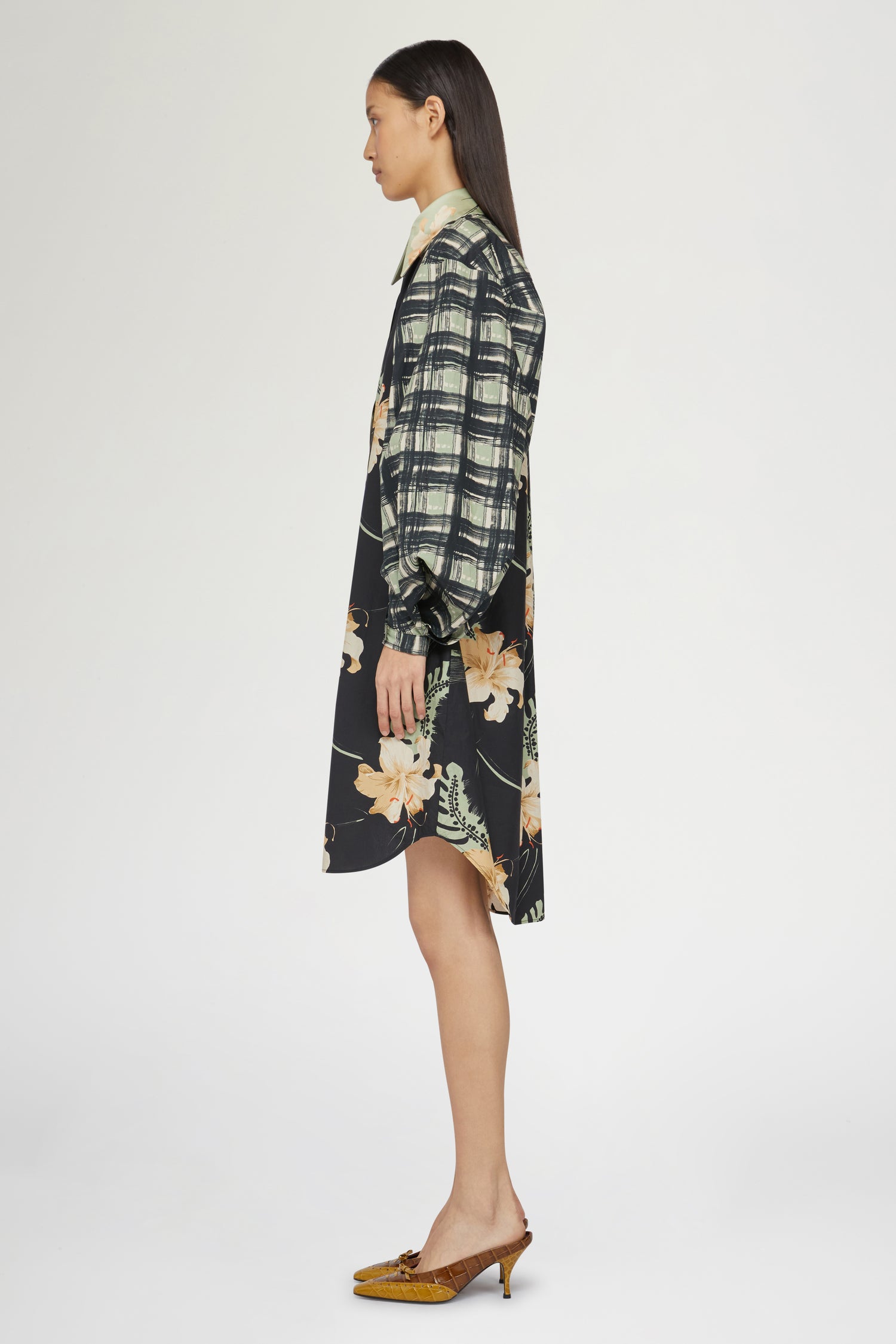 Shirtdress Ibiscus Print