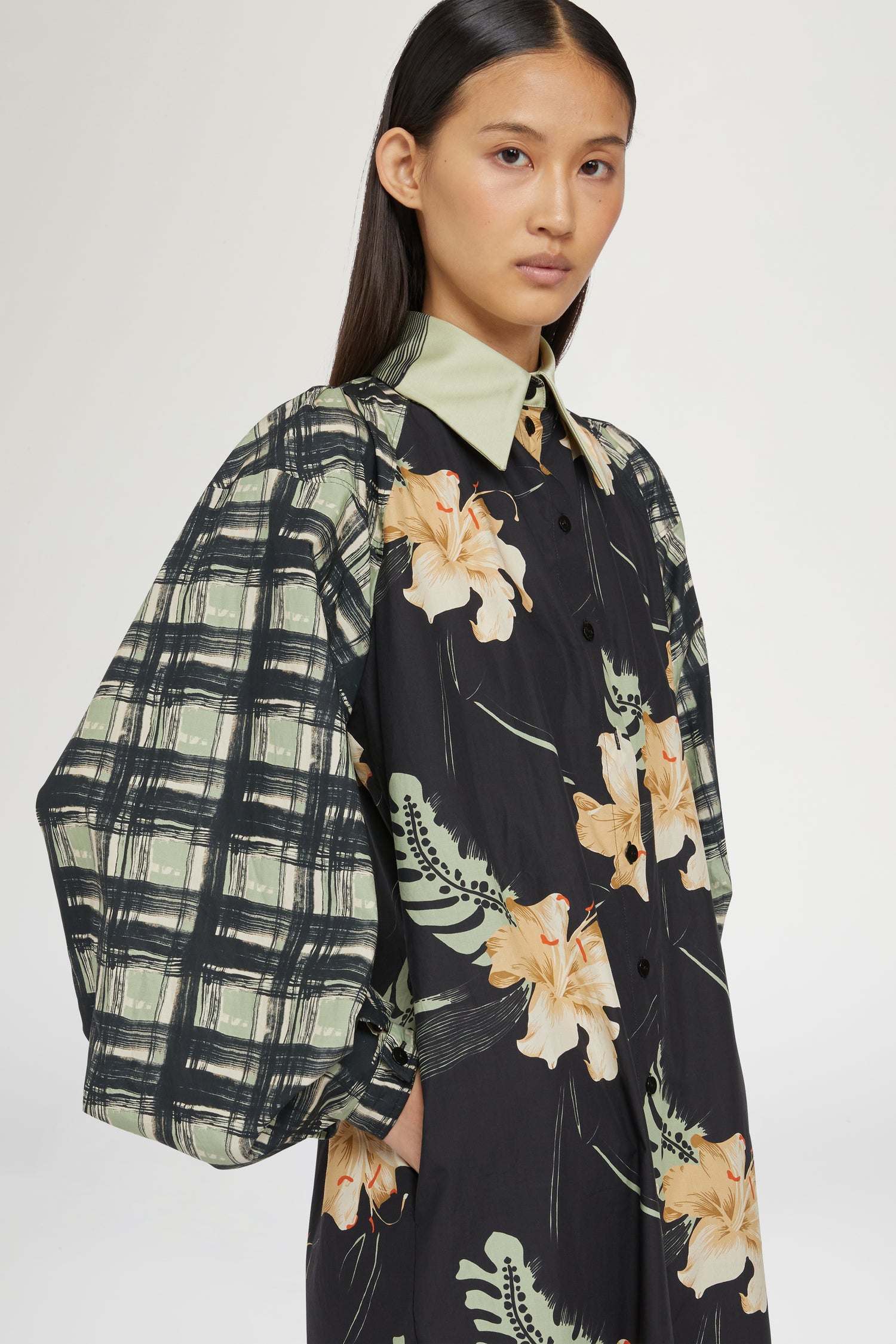 Shirtdress Ibiscus Print