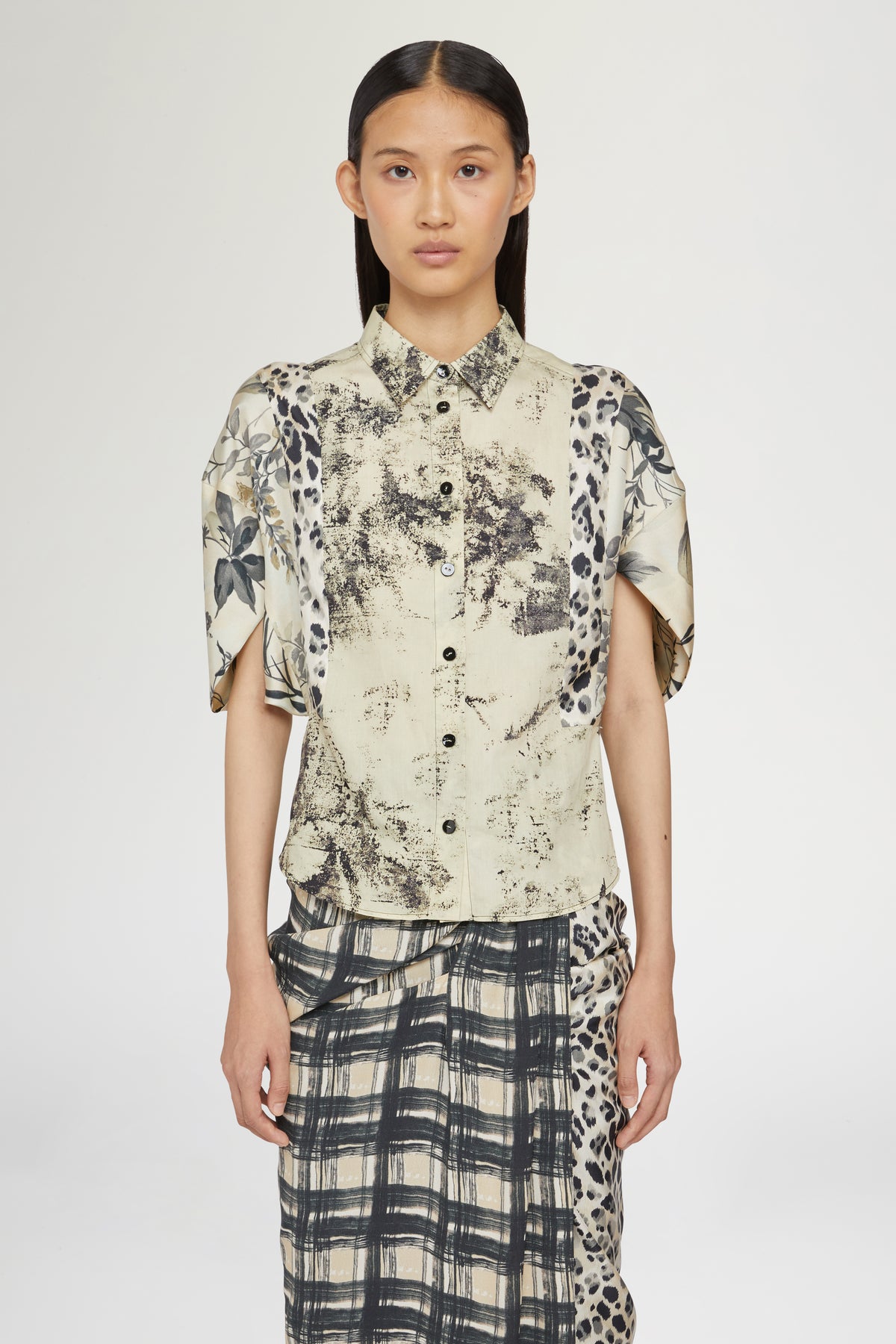 Camicia Stampa Tropicale