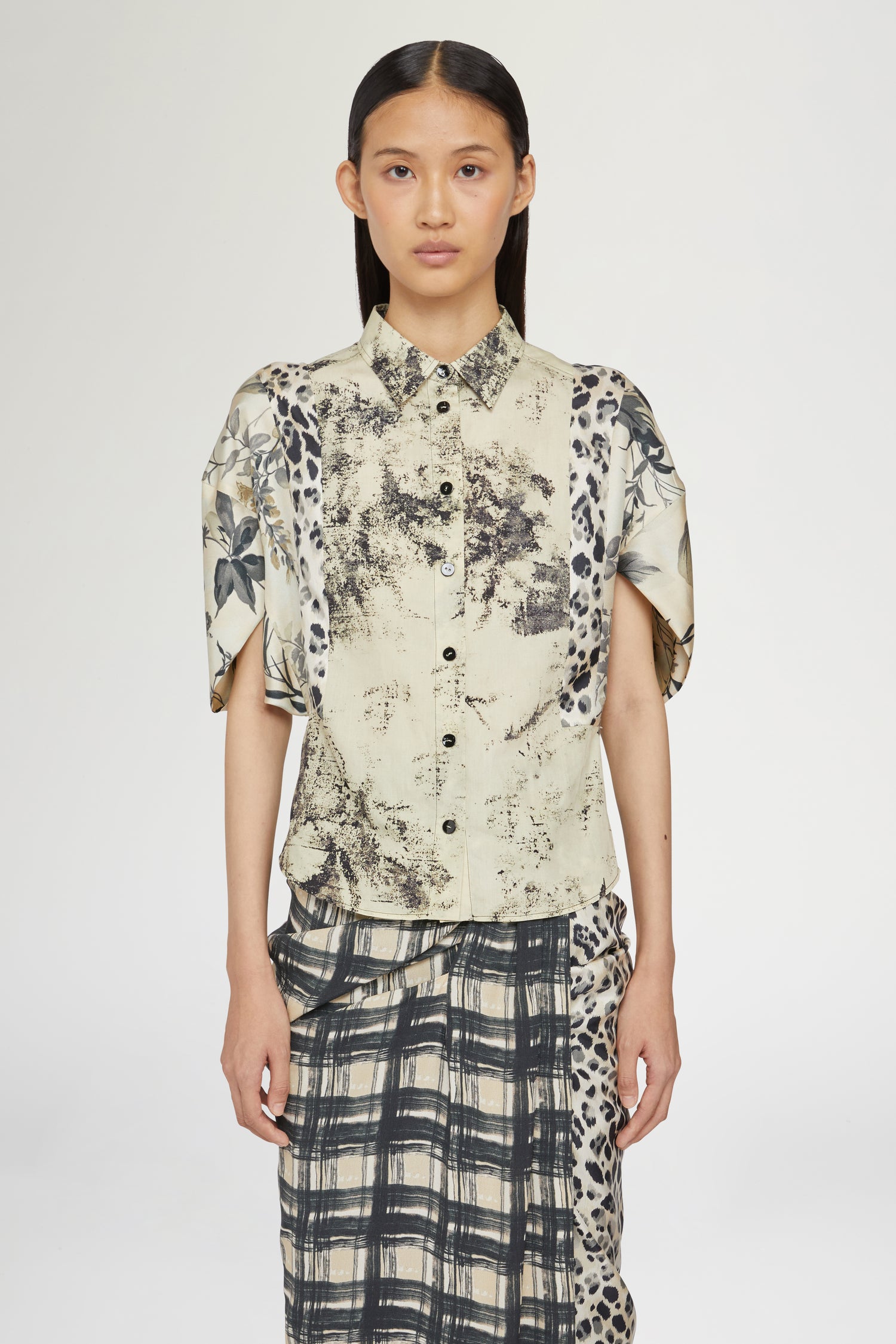 Camicia Stampa Tropicale