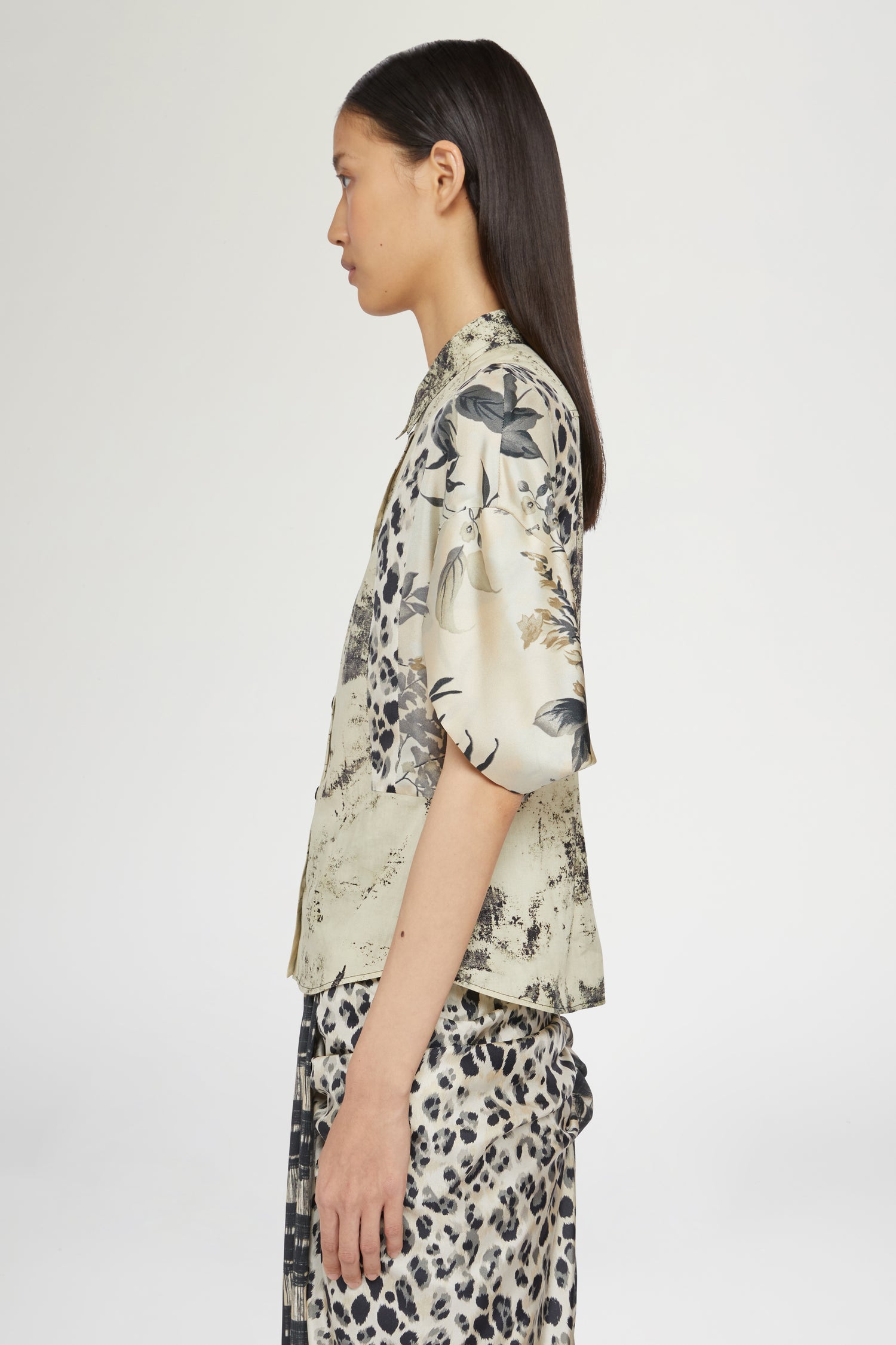 Camicia Stampa Tropicale