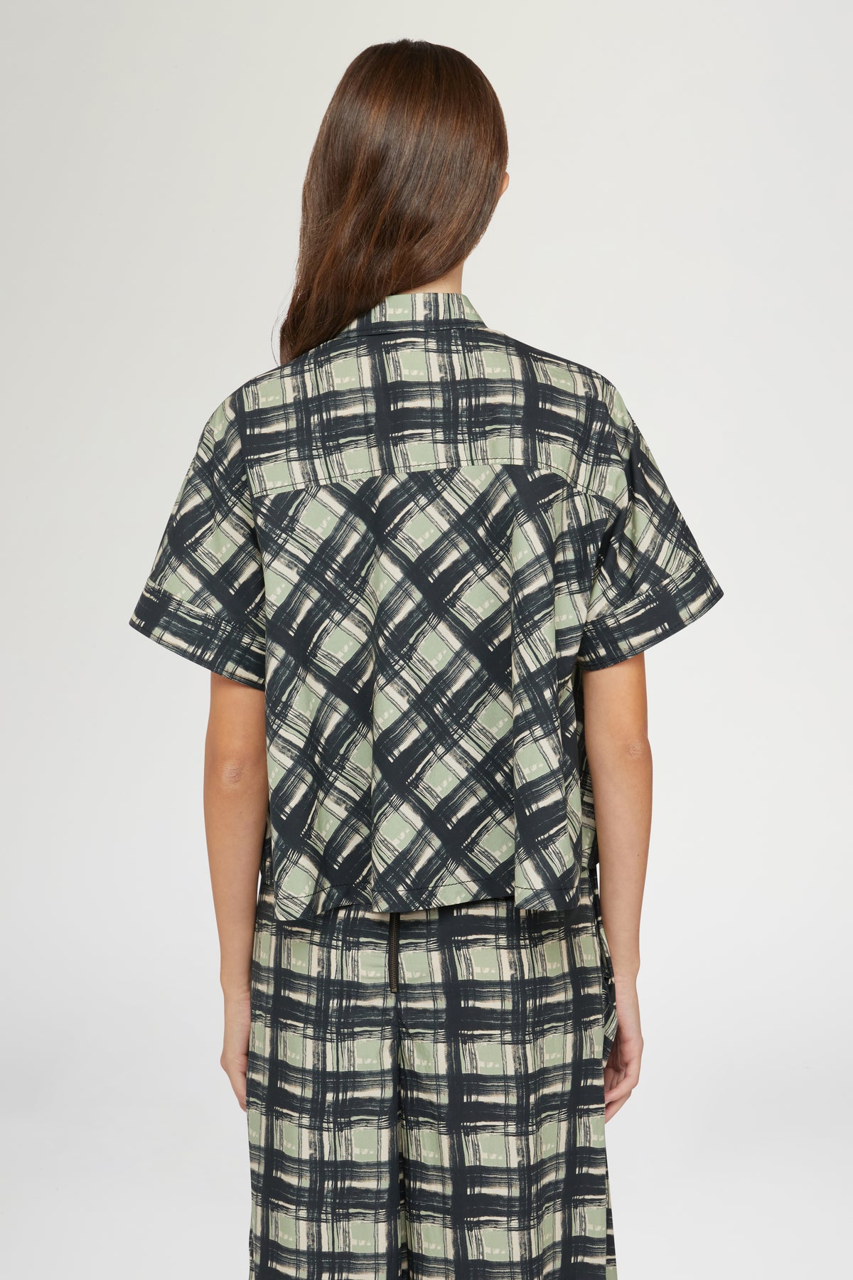 Camicia Maniche Corte Quadri