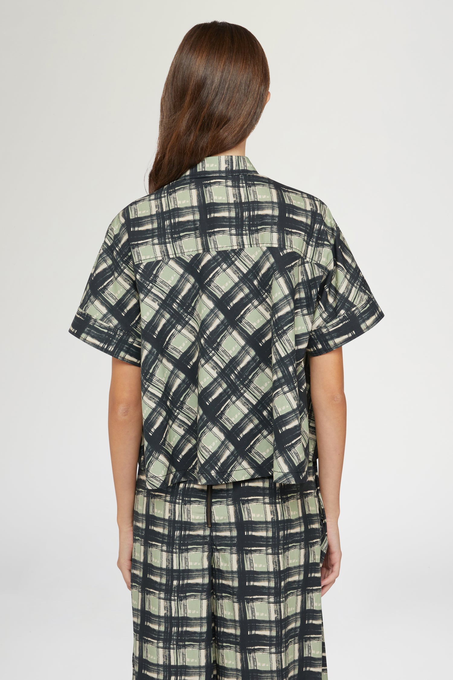 Camicia Maniche Corte Quadri