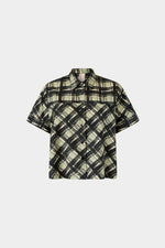 Camicia Maniche Corte Quadri