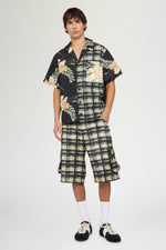 Camicia stampa Floreale e Quadri