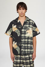 Camicia stampa Floreale e Quadri