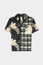 Camicia stampa Floreale e Quadri