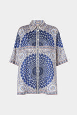 Camicia di Cotone con Stampa Mandala