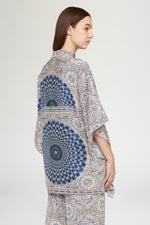 Camicia di Cotone con Stampa Mandala