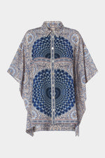 Camicia di Cotone con Stampa Mandala