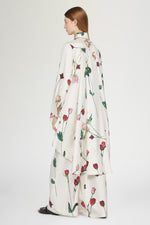Silk Shirt with Floral Print