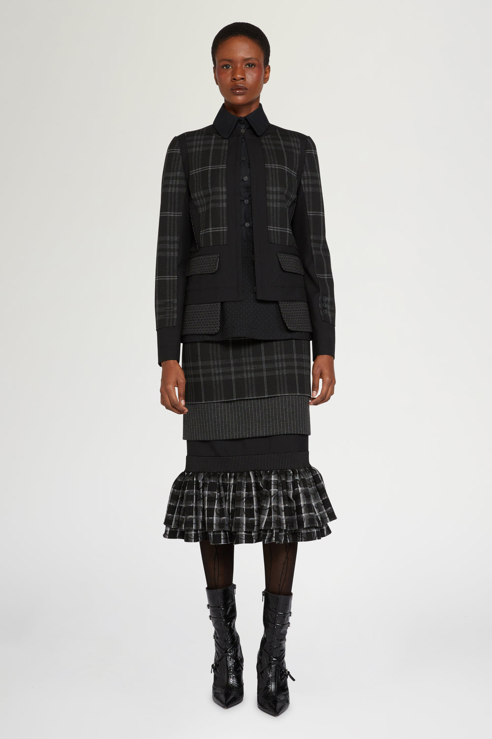 Slim-Fit Black Shirt