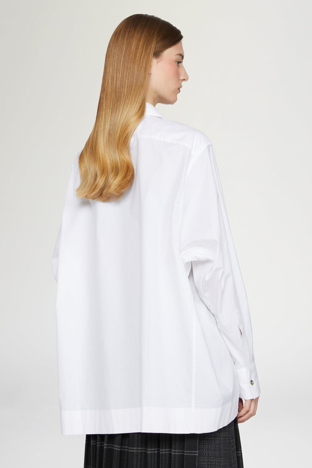 White Cotton Shirt with Alghero Embroidery
