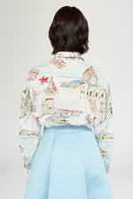 Alghero Print Poplin Shirt