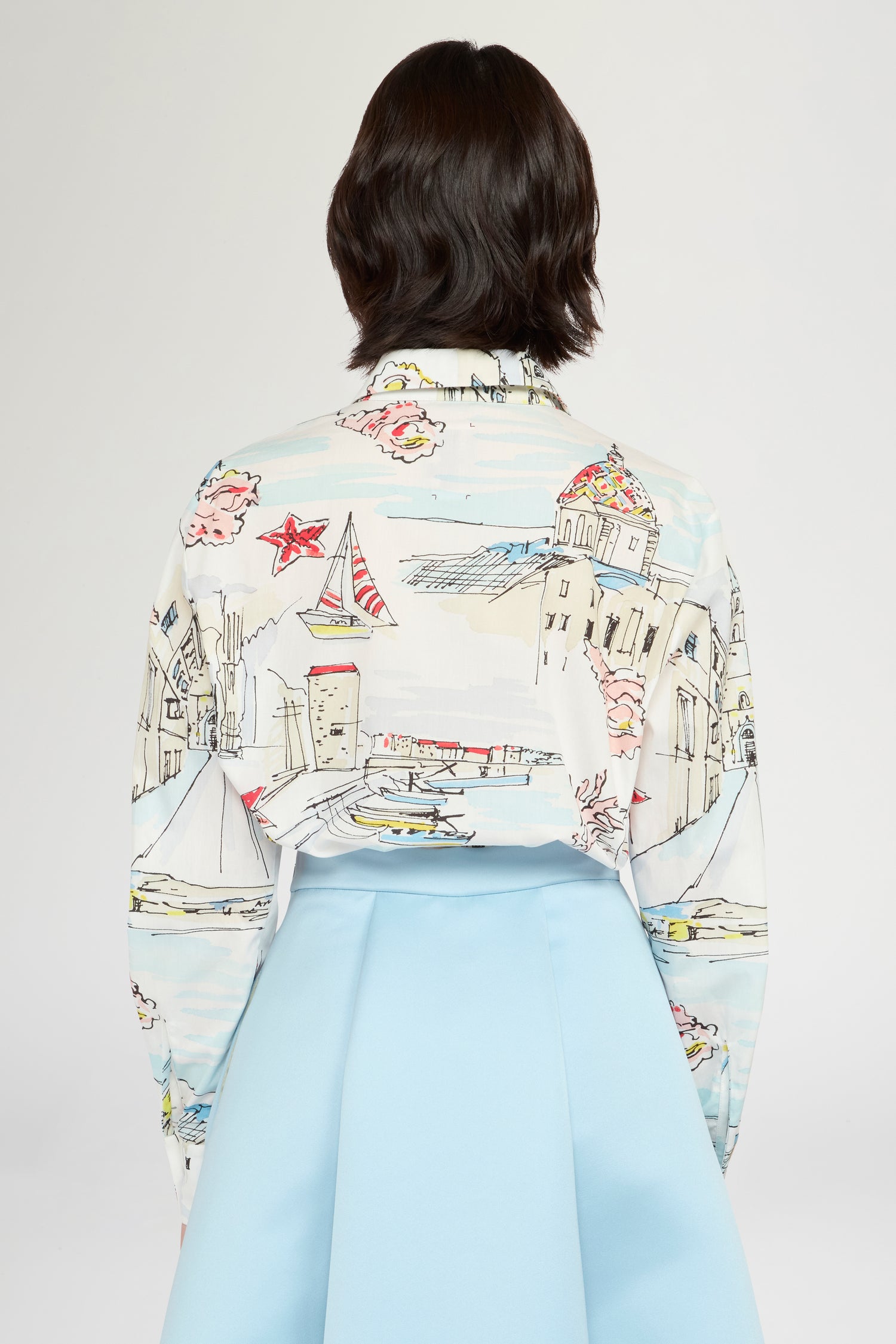 Alghero Print Poplin Shirt