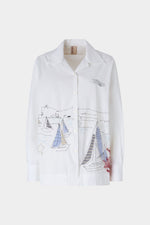 Robespierre Shirt with Maritime Embroidery