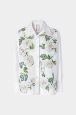 Robespierre Shirt with Chiné Floral Patches
