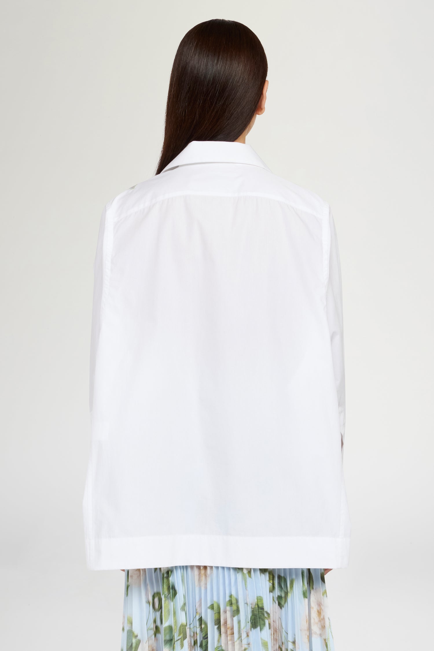 Robespierre Shirt with Chiné Floral Patches