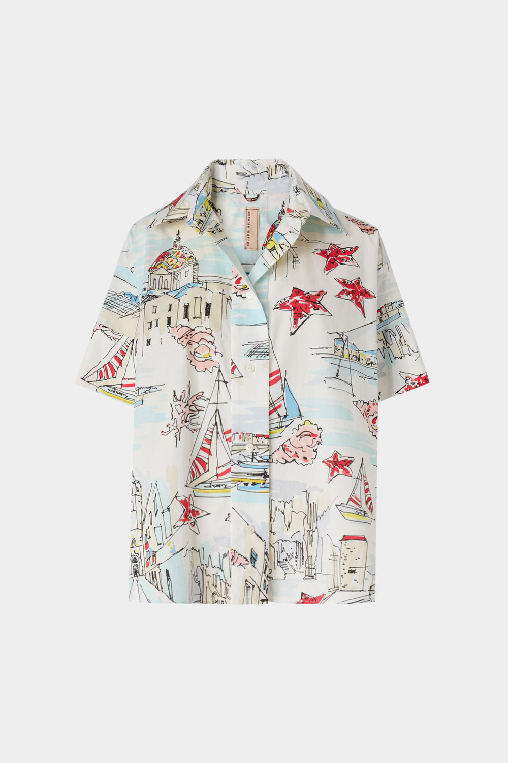 Camicia Oversize Alghero Print