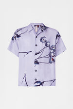 Lavender Floral Relaxed Shirt