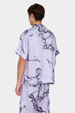 Lavender Floral Relaxed Shirt