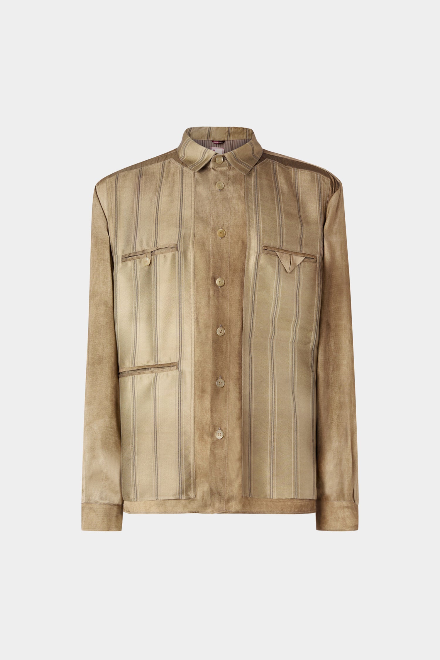 Striped Relaxed Overshirt