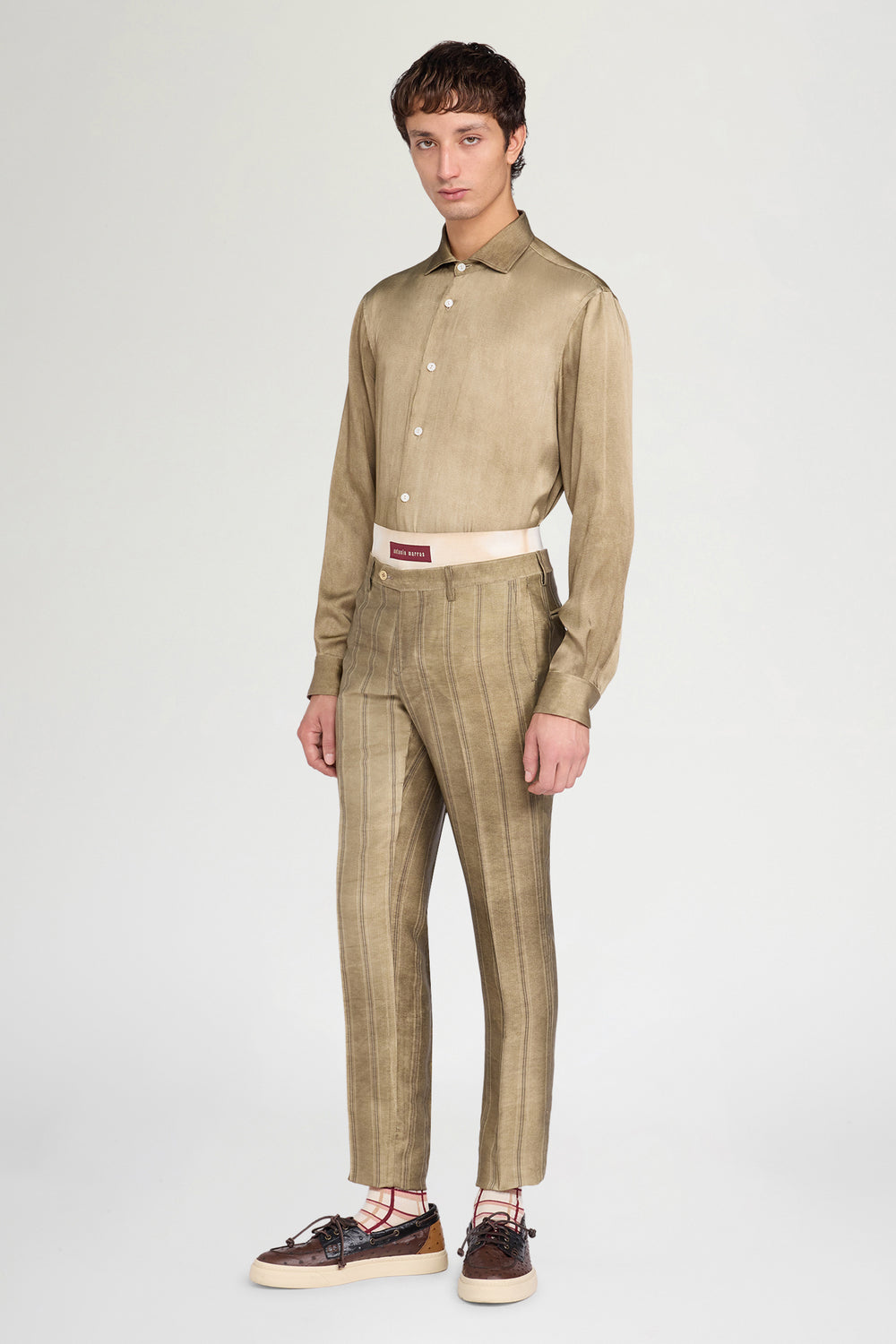 Gold Satin Shirt