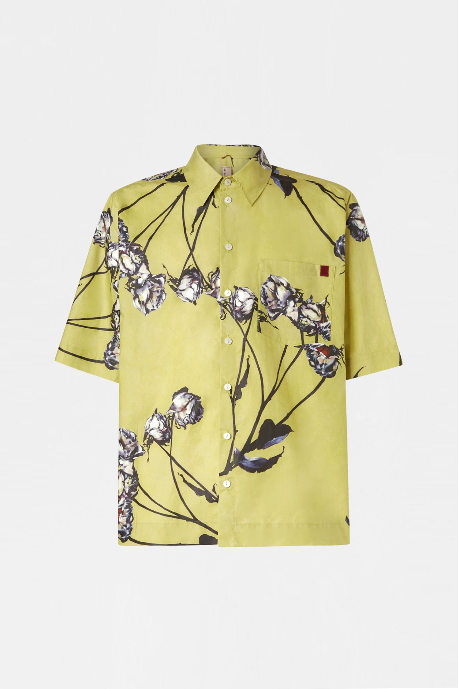Floral Boxy Short-Sleeve Shirt