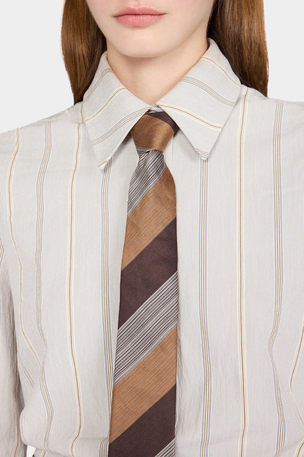 Camicia Slim Fit a Righe