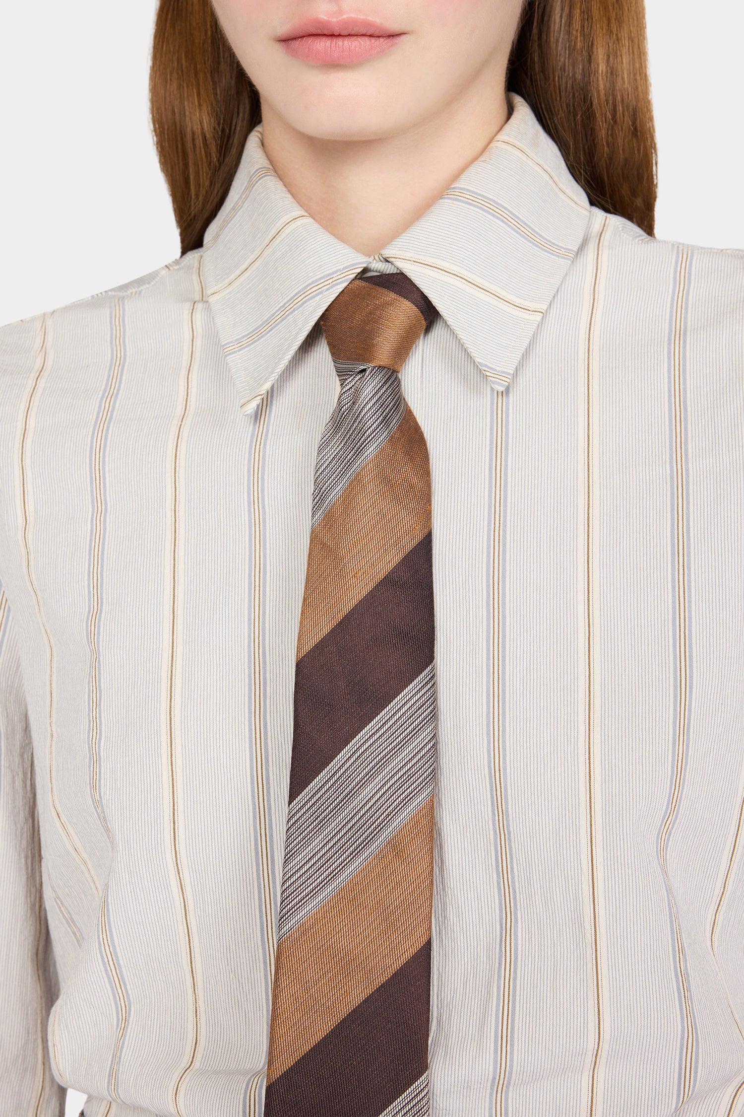 Camicia Slim Fit a Righe
