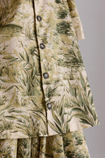 Camicia Boxy Stampa Botanica