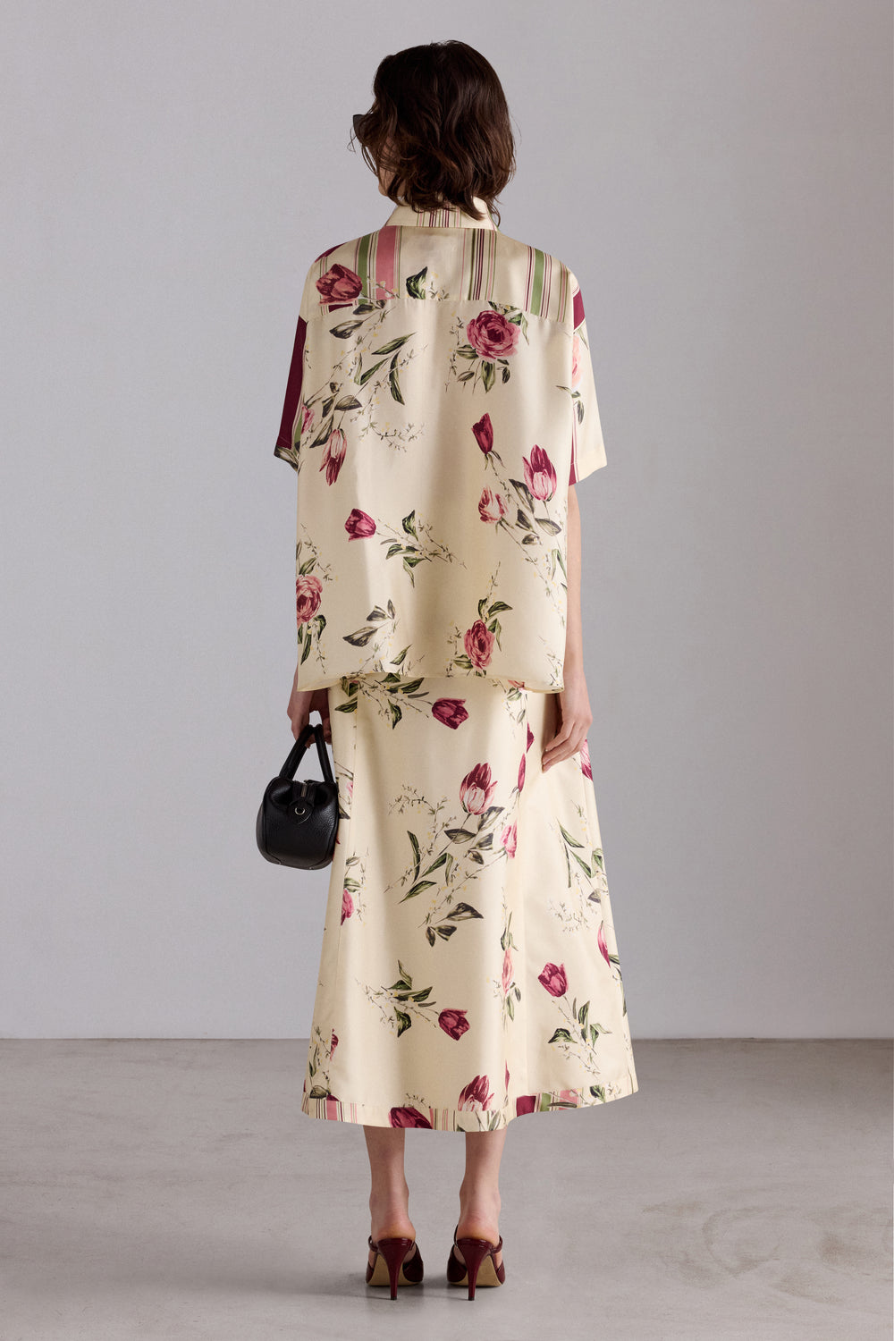 Rose and Tulip Print Shirt