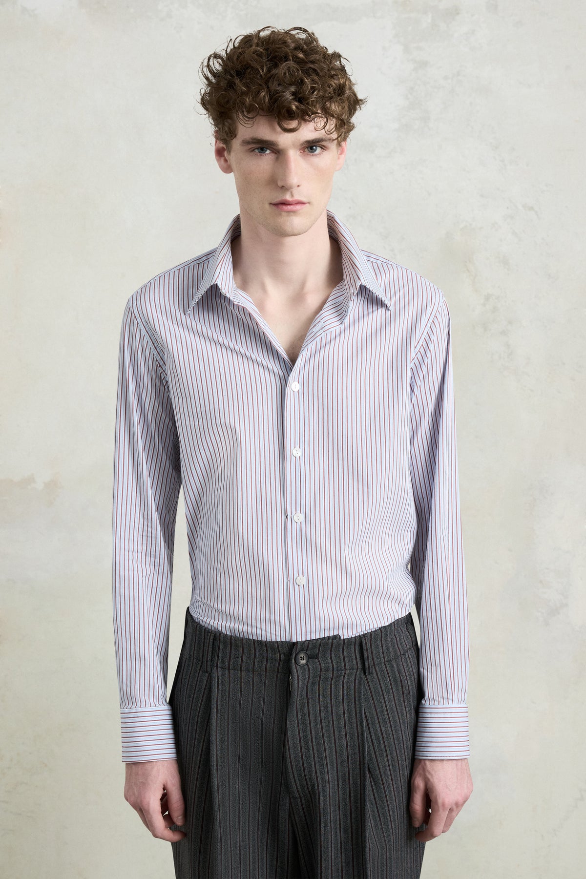 Camicia regular a righe