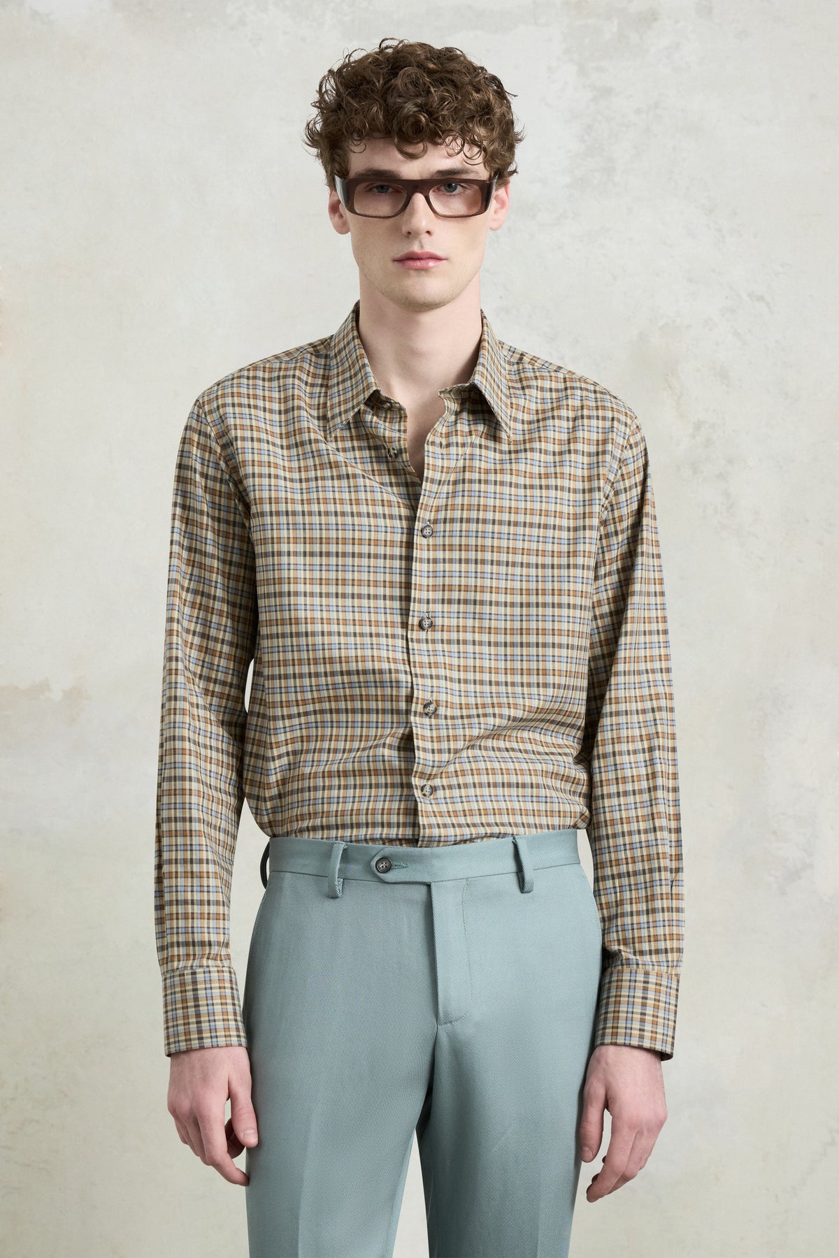 Cotton Check Shirt