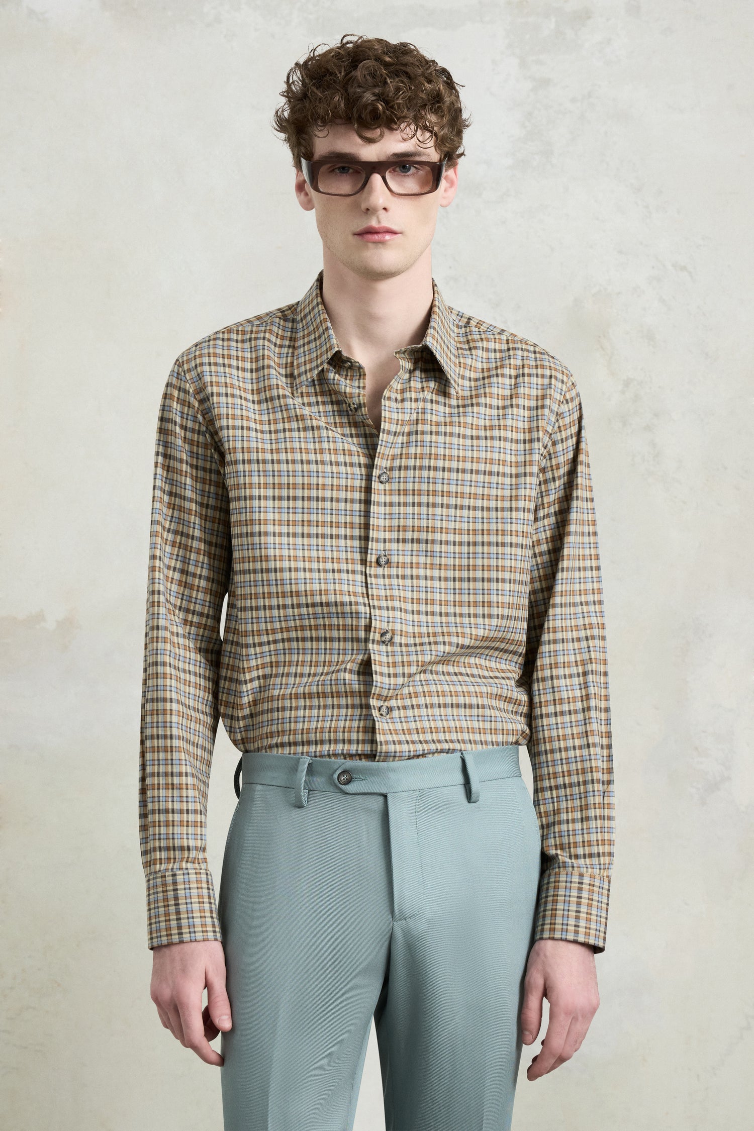 Cotton Check Shirt