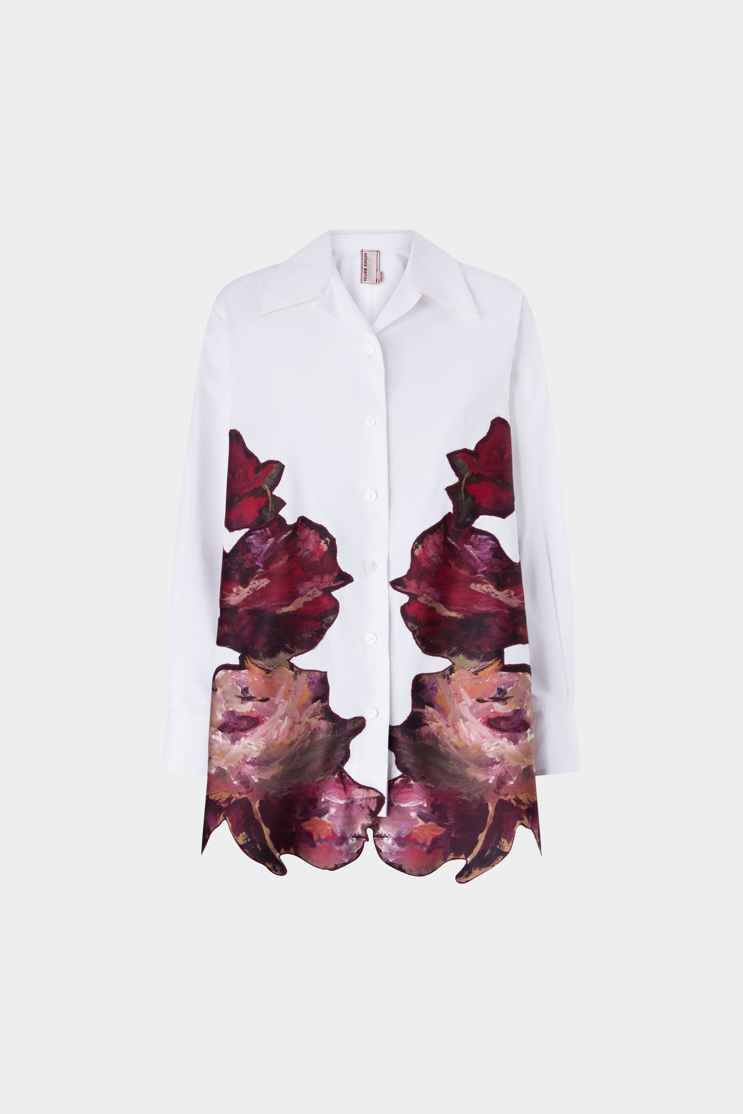Painterly Rose Robespierre Shirt