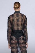 Cropped Lace Shirt