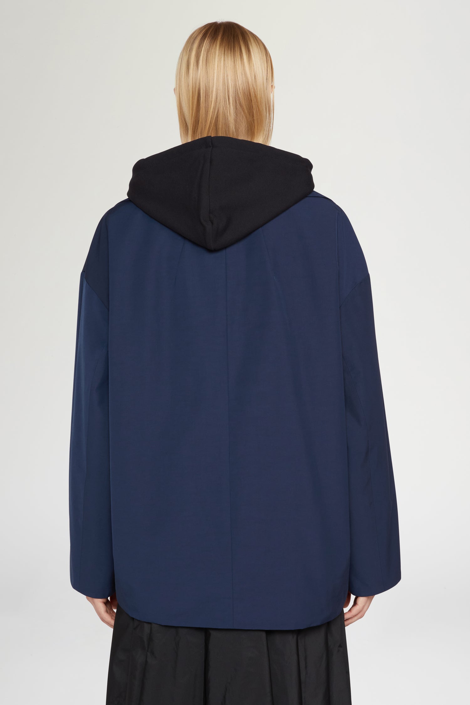 Short Trench Coat Blue