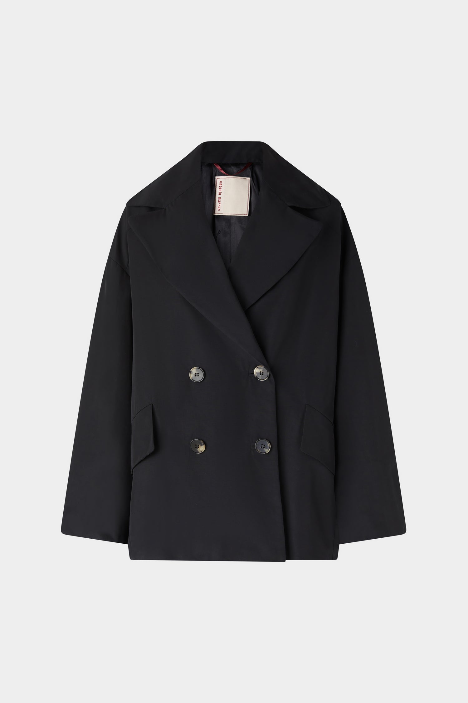 Trench Corto Nero