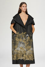 Sleeveless Coat Nuraghe motif