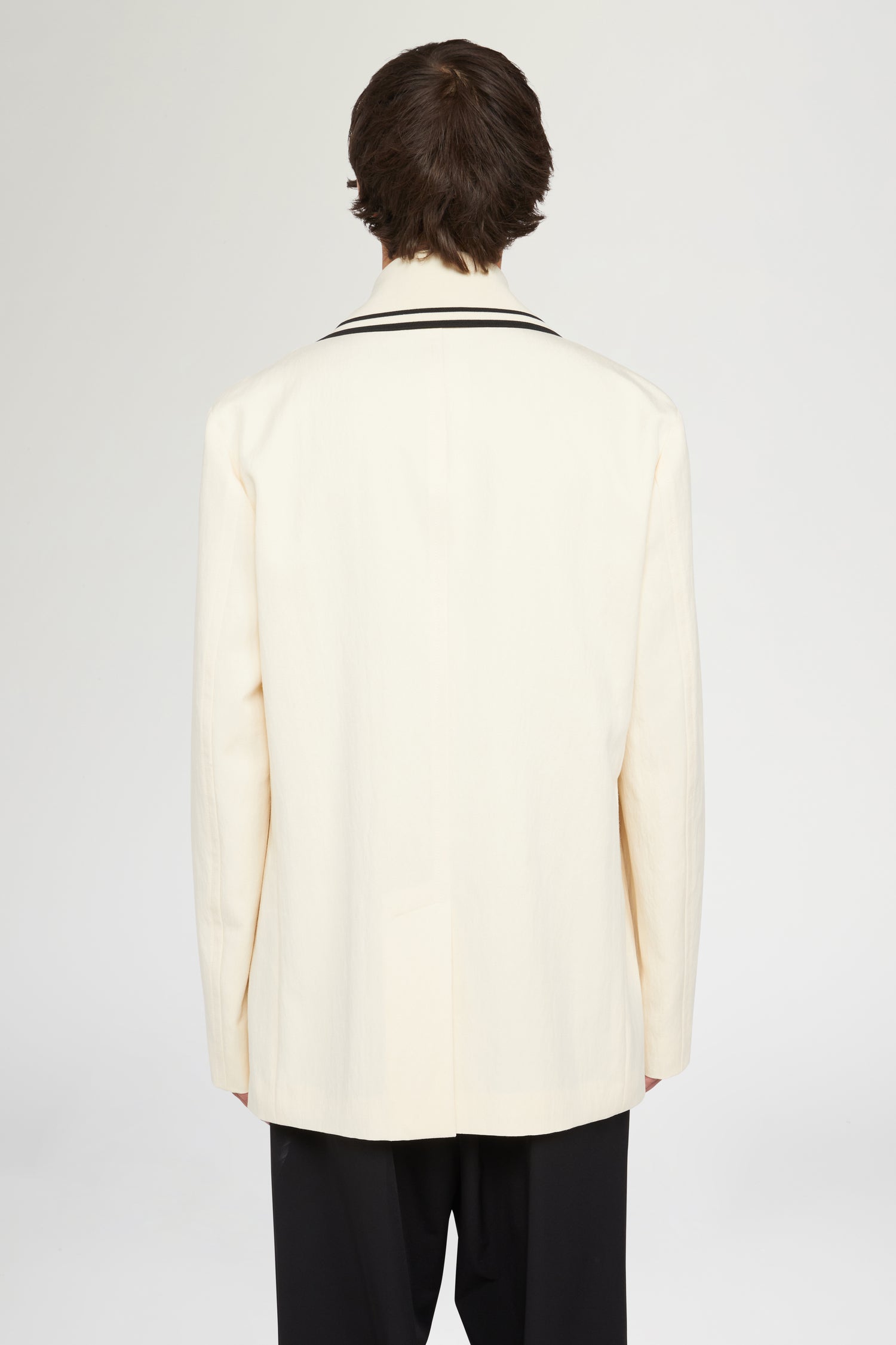 Cappotto Doppiopetto Crema