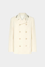 Cappotto Doppiopetto Crema