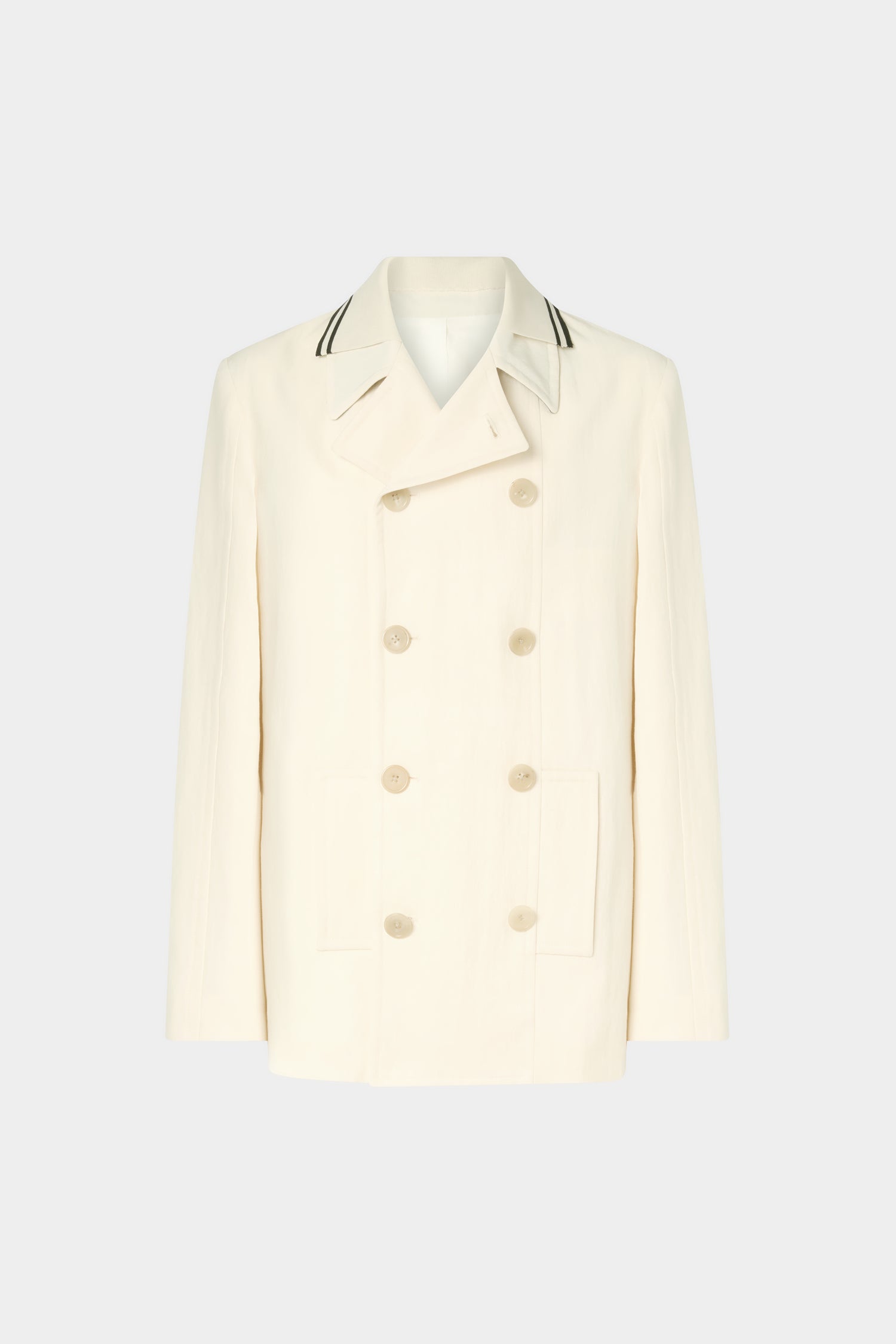 Cappotto Doppiopetto Crema