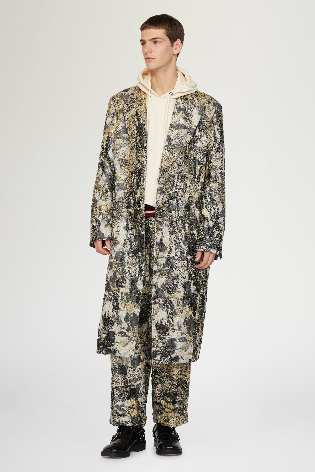 Cappotto Sartoriale in Broccato