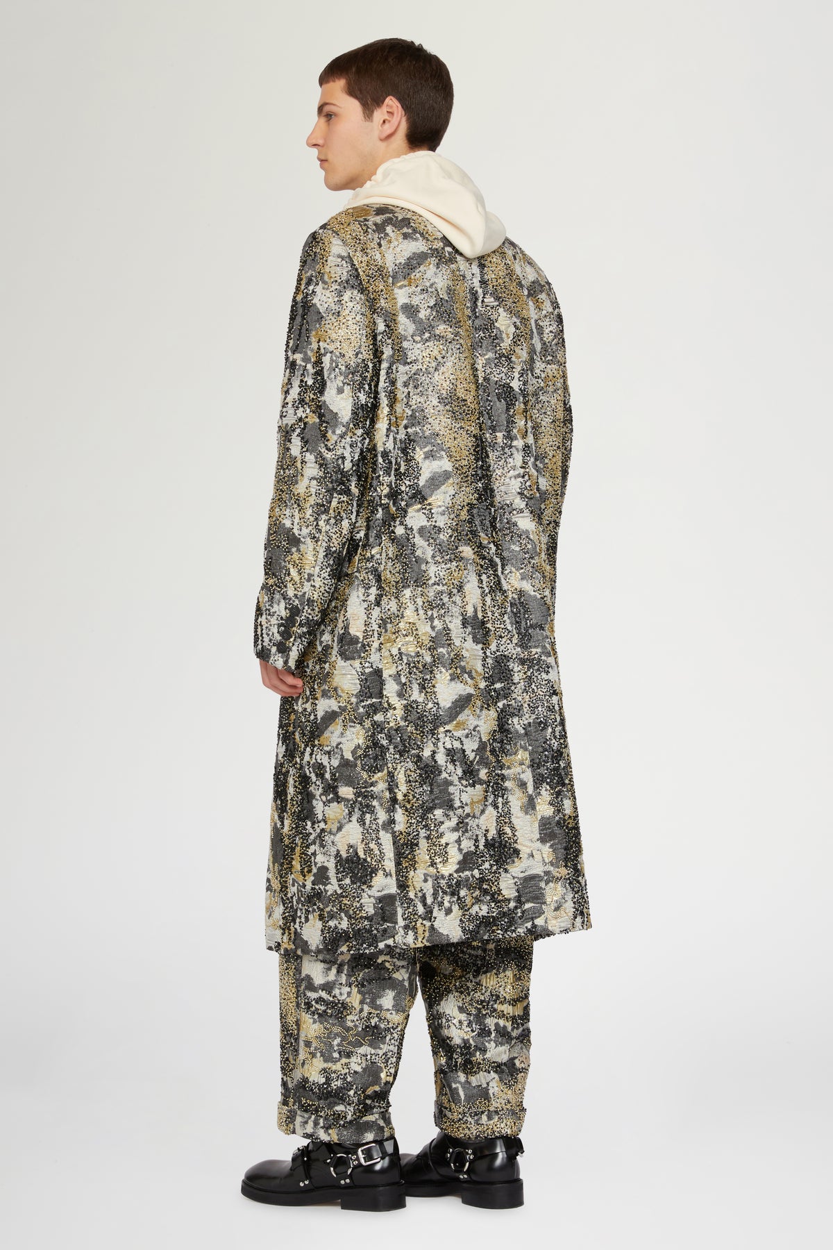 Cappotto Sartoriale in Broccato