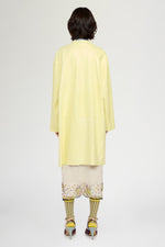 Cappotto in Pelle Giallo