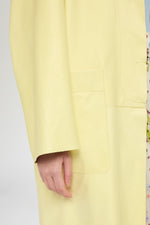Cappotto in Pelle Giallo