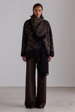 Floral Jacquard Short Coat