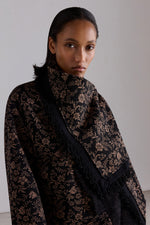 Floral Jacquard Short Coat
