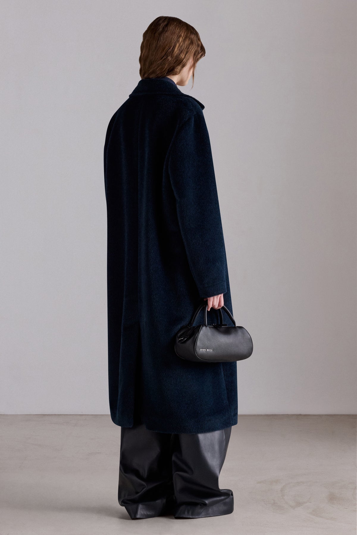 Long Baby Suri Alpaca & Wool Coat
